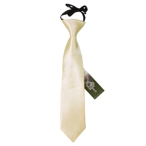 Champagne boys elastic tie - elastic,