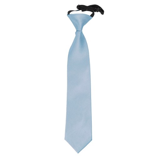 Dusty blue boys elastic tie - boys,