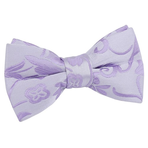 Lilac boys bow tie woven - lilac,