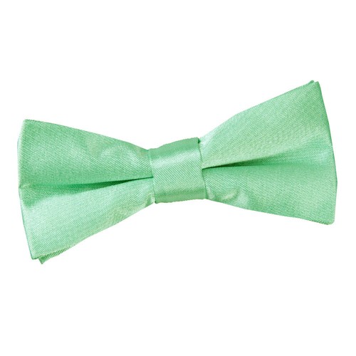 Mint green satin plain - mint,