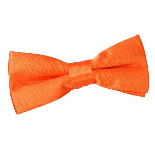 Burnt orange satin plain solid - orange,