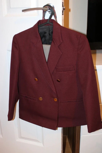 Boys formal outfit burgundy - outfit,
