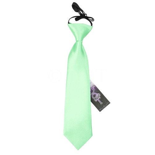 Mint green boys elastic - mint, tie