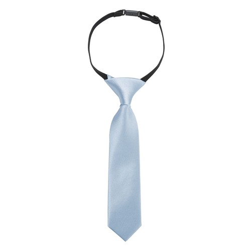 Dusty blue boys elastic tie - boys,