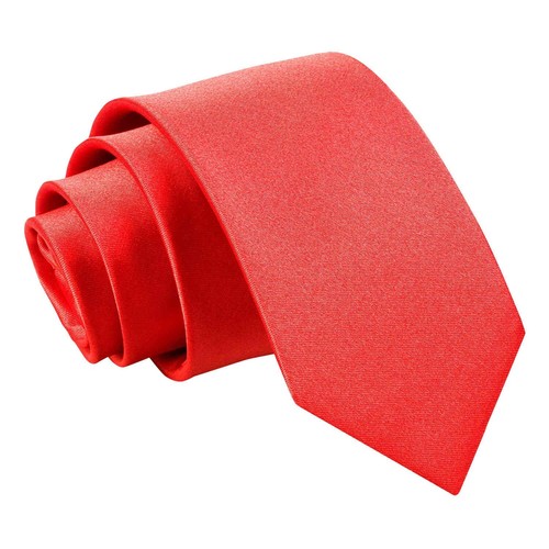 Red boys regular tie satin - boys,